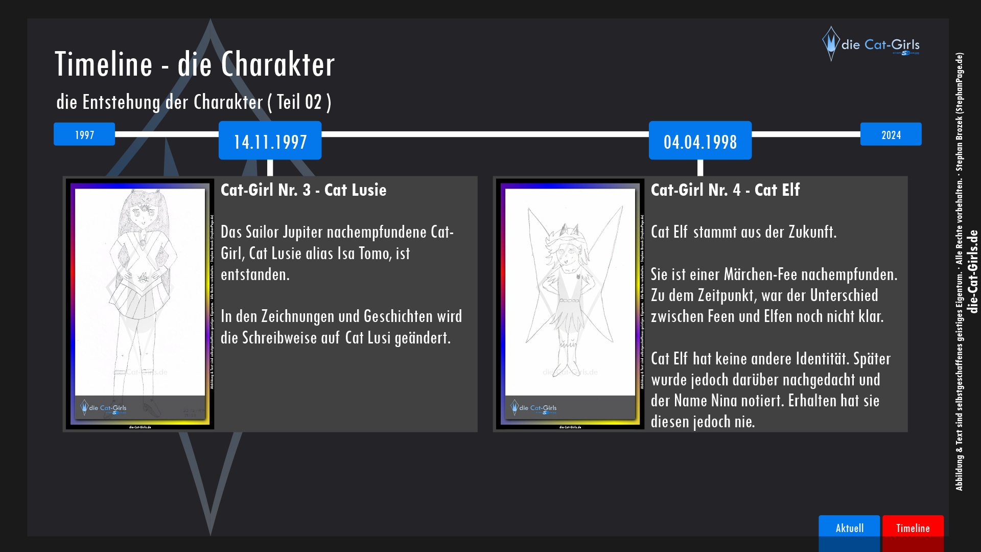 Timeline - Cat Lusie und Cat Elf